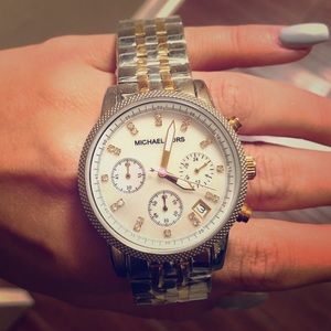 Silver & Gold Michael Kors Watch